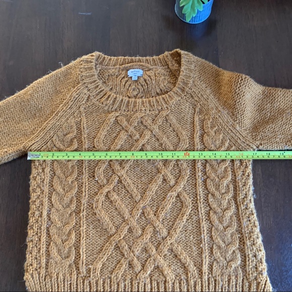 Wilfred Orange Cable Knit Alpaca/wool Blend Sweater Size  XS - Picture 5 of 7